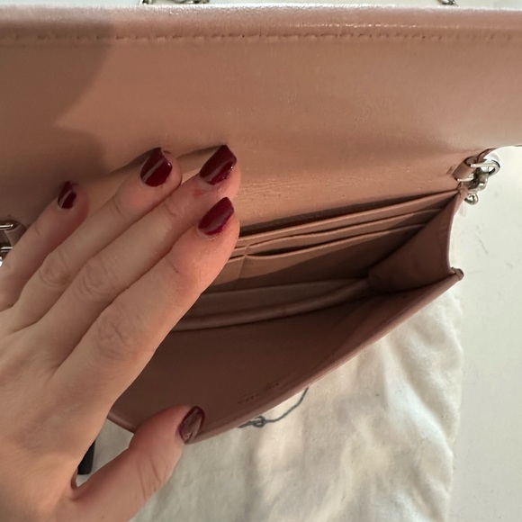 Prada Logo Plaque Quilted Purse. Small. Pink. - Picture 3 of 8